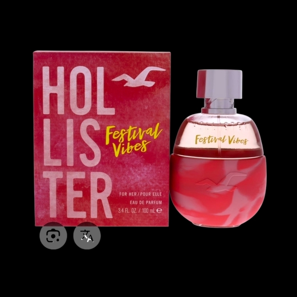 Hollister Festival Vibes 3.4 Oz Eau De Parfum Large Sealed Bottle - Picture 3 of 10